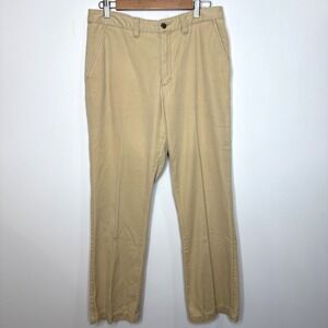 Royal Robbins Khaki Pants Womens 12 Tan Chino Hiking Outdoor Casual Office 32x30